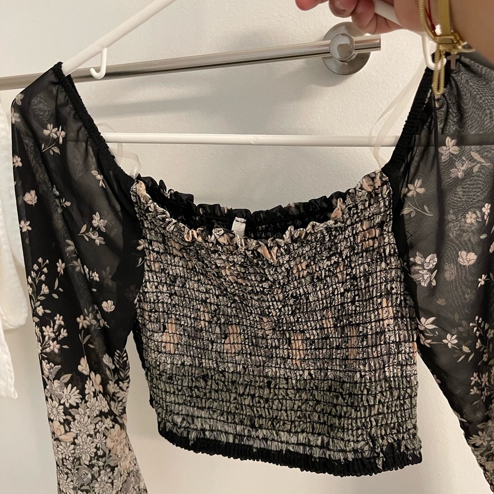 Top floral woman , size M